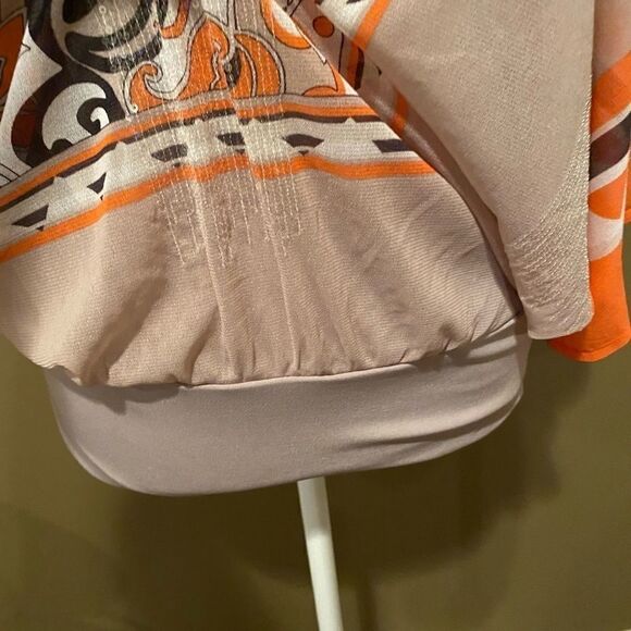 Alfani Boho Shirt Size Medium Bat Wing - Picture 4 of 7